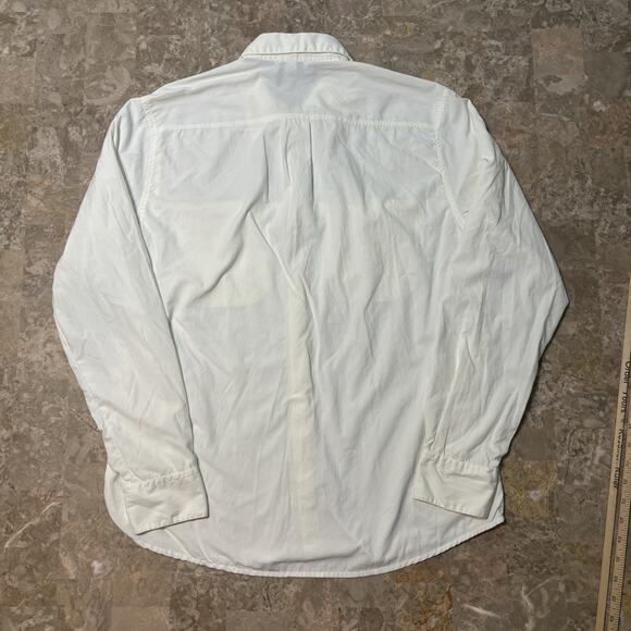 Clothing Arts Shirt Mens Medium White Cream P Cubed Button Up Travel - Picture 7 of 11